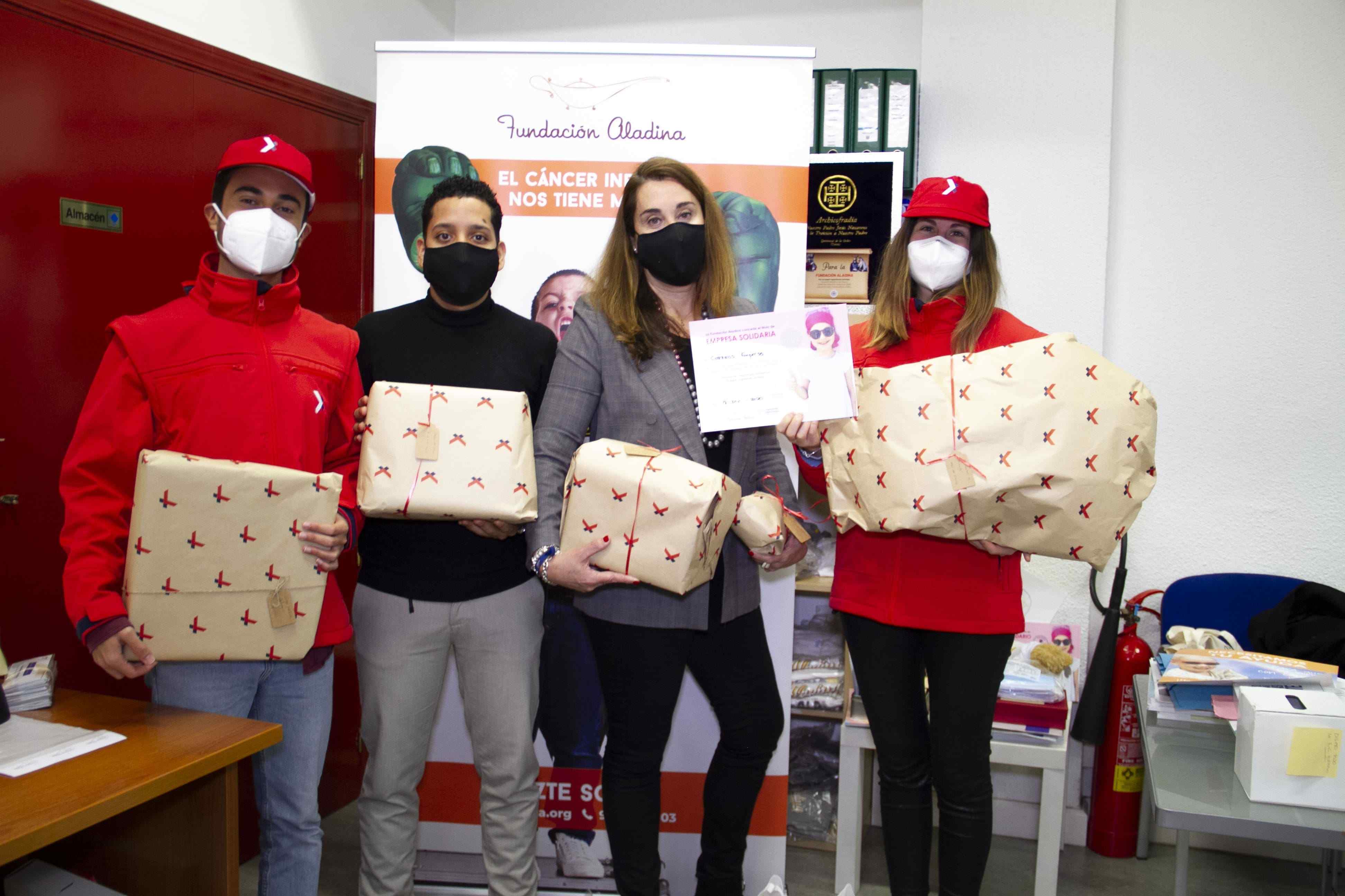 Correos Express colabora con la Fundación Aladina para donar juguetes a los niños hospitalizados de la Comunidad de Madrid